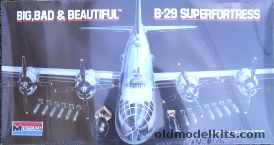 Monogram 1/48 B-29 Superfortress 'Big  Bad and Beautiful' Issue, 5706 plastic model kit
